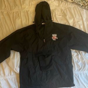 black champion windbreaker